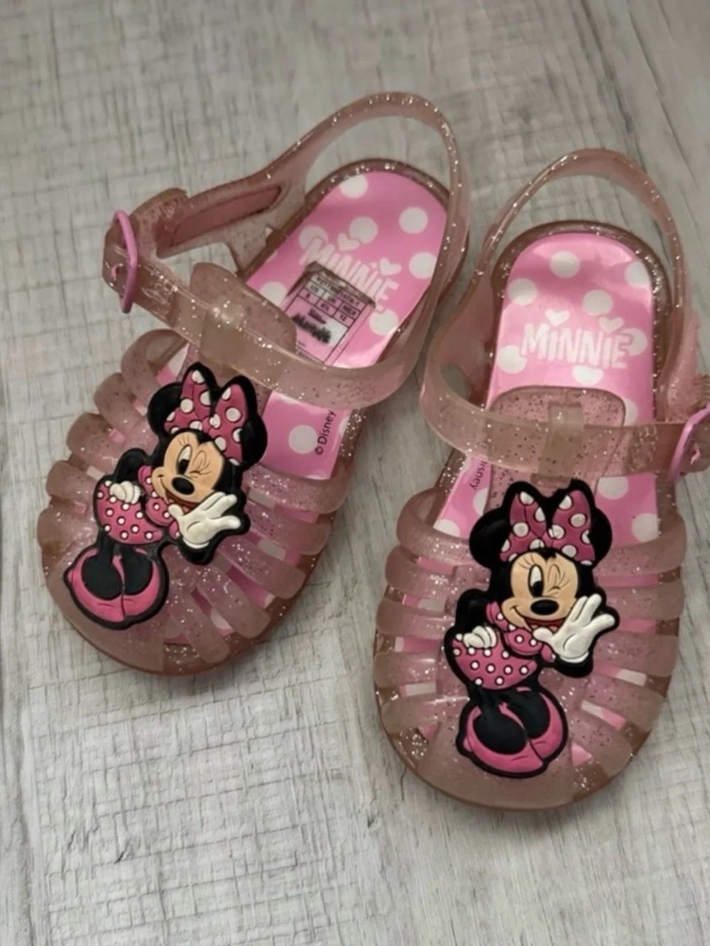 Toddler Girl Shoe Bundle Size 6 | Pink Glitter + Minnie Mouse| Dress & Play Set